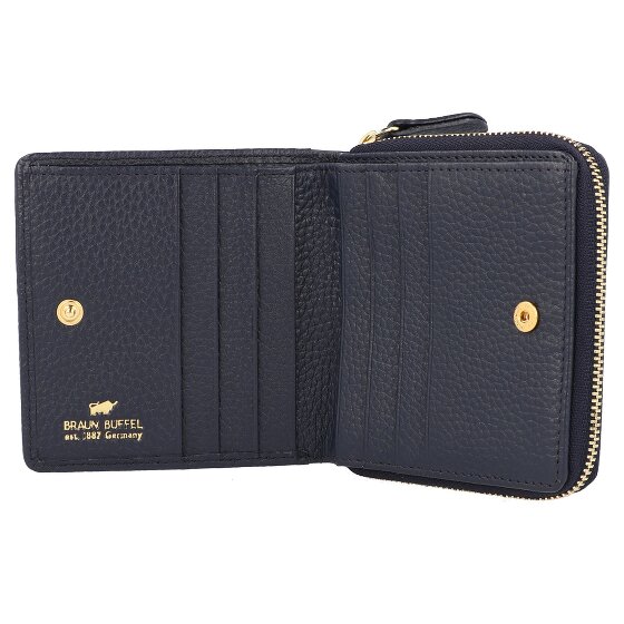 Braun Büffel Asti Portafoglio RFID in pelle 10 cm
