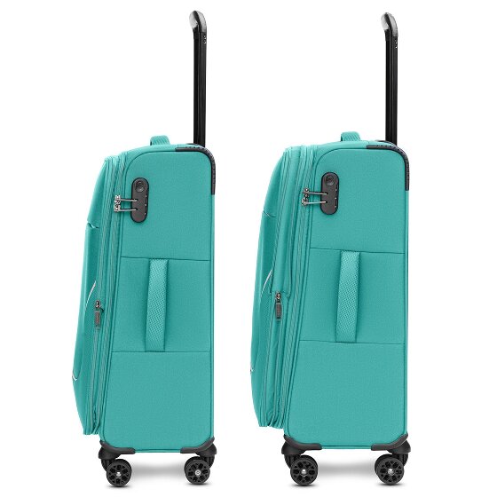 Stratic taska Trolley a 4 ruote M 65 cm con piega a espansione