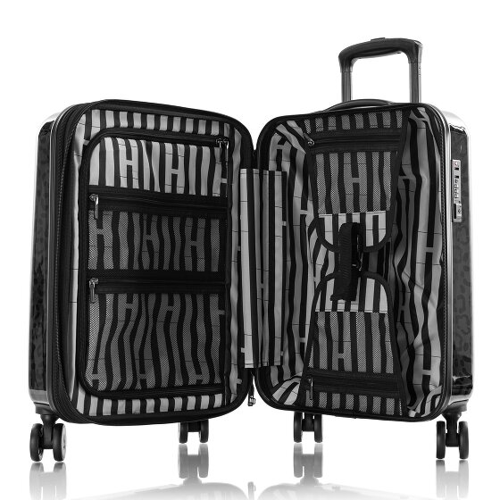 Heys Black Camo 4 ruote Carrello della cabina S 53 cm con piega di espansione