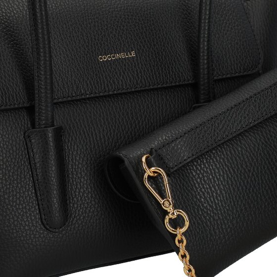 Coccinelle Double Beat Borsa a spalla Vera Pelle 31 cm
