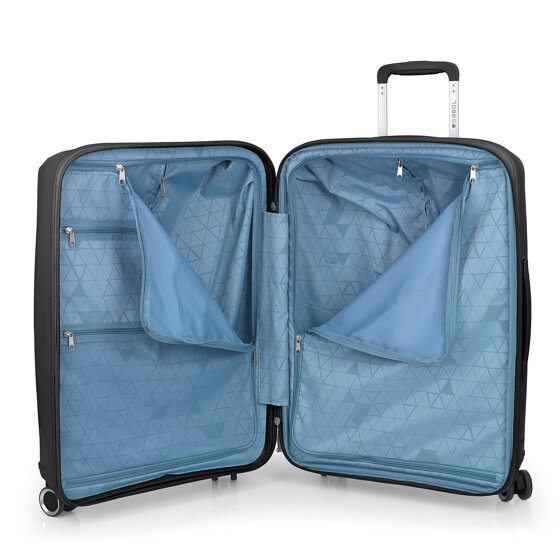 Gabol Queens 4 ruote Carrello M 64.5 cm con piega di espansione