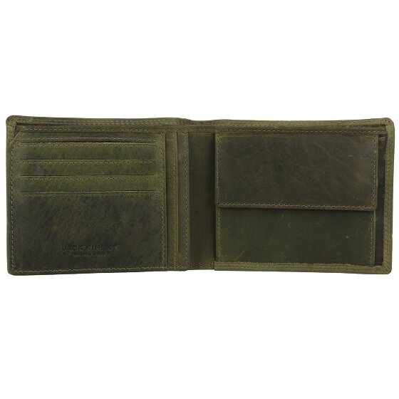 Jack Kinsky Risör Portafoglio Protezione RFID Pelle 13 cm