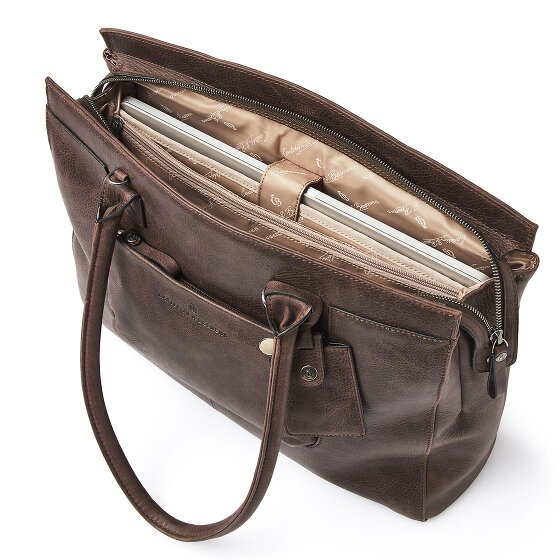 Castelijn & Beerens Carisma Borsa a tracolla RFID in pelle 38 cm Scomparto per laptop