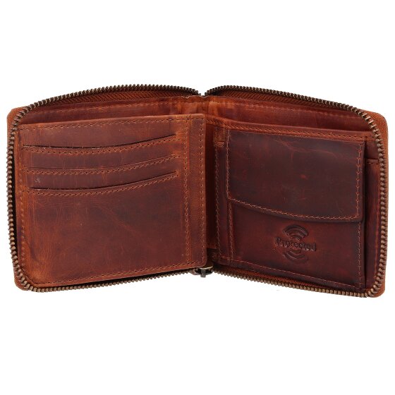 Greenland Nature Portafoglio Soft & Safe RFID in pelle 12 cm