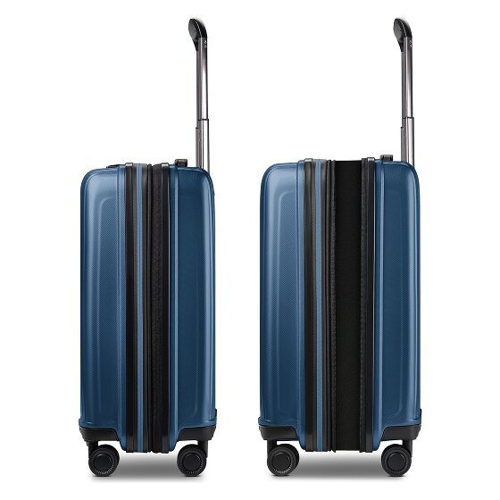 Redolz Set di valigie Essentials 14 2 pezzi trolley da cabina con piega elastica e beauty case