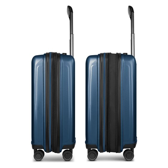 Redolz Set di valigie Essentials 14 2 pezzi trolley da cabina con piega elastica e beauty case