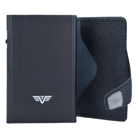 Tru Virtu Custodia per carte di credito Click & Slide Portafoglio RFID in pelle 6,5 cm