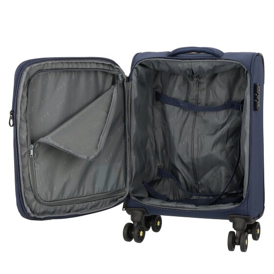 d&n Travel Line 9704 4 ruote Carrello della cabina S 55 cm con piega di espansione