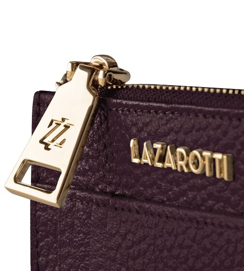 Lazarotti Bologna Portachiavi in pelle 11,5 cm con scomparto per air tag