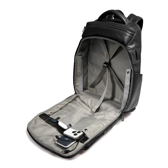 Piquadro Zaino zaino da viaggio RFID in pelle 44 cm scomparto per laptop