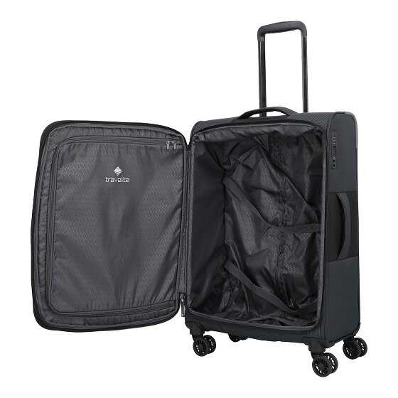 Travelite Corsiica 4 ruote Carrello M 67 cm con piega di espansione