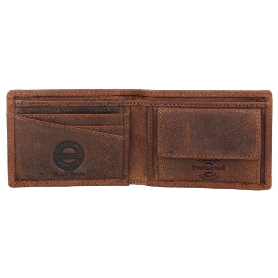 Greenland Nature Montenegro Portafoglio RFID in pelle 10,5 cm