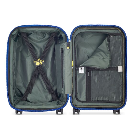 Delsey Paris Carrello Rempart a 4 ruote da 55 cm con piega ad espansione