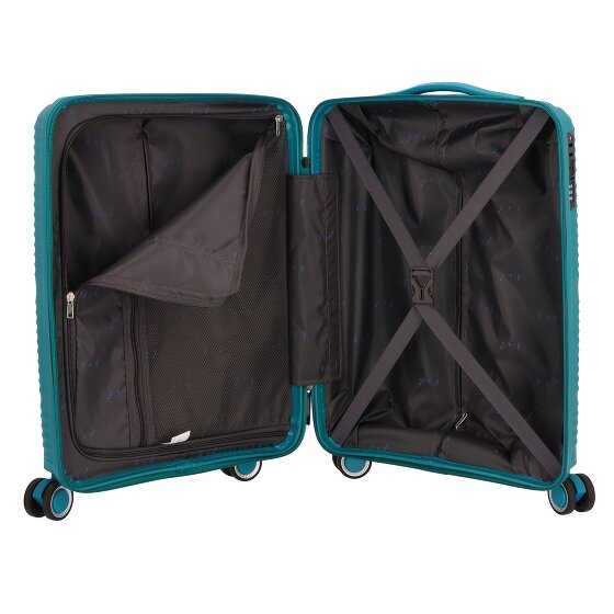 d&n Travel Line 4200 4 ruote Carrello della cabina S 55 cm