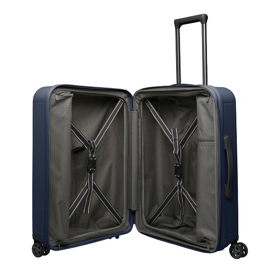 Travelite Panello 4 ruote Carrello M 65 cm con piega di espansione