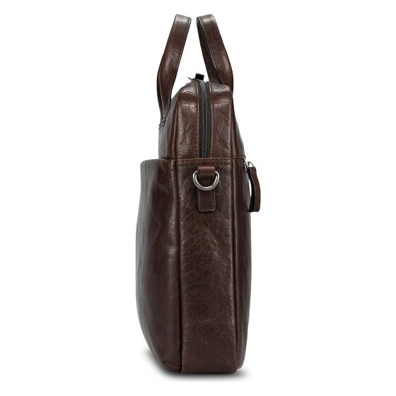Jost Glasgow Valigetta Vera Pelle 37 cm Vano porta PC