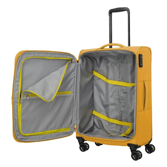 Travelite Umbria 4 ruote Set di valigie 3 pezzi con piega di espansione