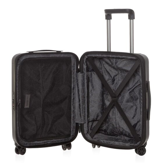 Mandarina Duck Tank Case 4 ruote Carrello della cabina S 55 cm con piega di espansione