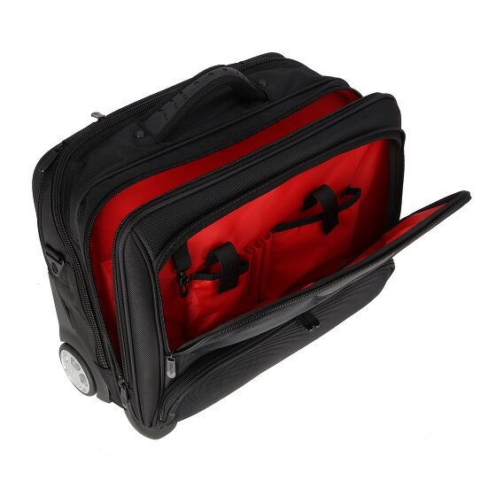 Dermata 2 ruote Carrello business 41 cm Scomparto per laptop