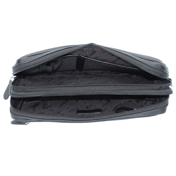 Esquire Borsa da polso in pelle Oxford da 25 cm