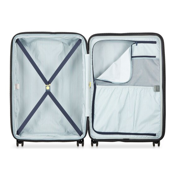 Delsey Paris Longitude 4 ruote Carrello 76 cm con piega di espansione