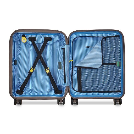 Delsey Paris Lutece 4 ruote Carrello della cabina 55 cm con piega di espansione