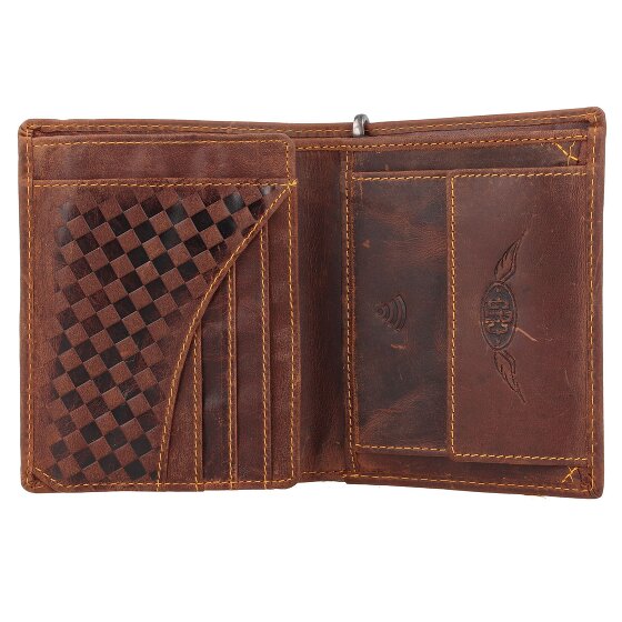 Greenburry Collezione Racing Nashville Portafoglio RFID in pelle 10 cm