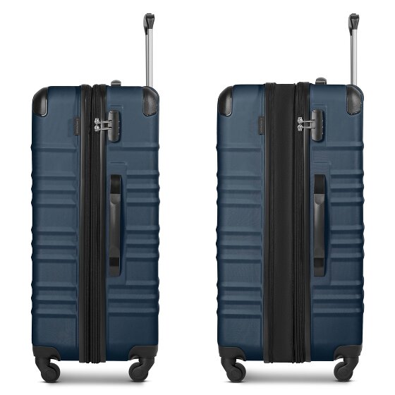 Wenger Amplar Evo 4 ruote Carrello L 75 cm con piega di espansione