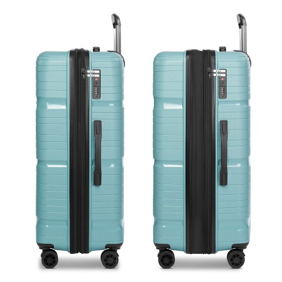 d&n Travel Line 4300-Plus 4 ruote Carrello L 76 cm con piega di espansione