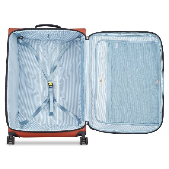Delsey Paris Turenne Soft 4 ruote Carrello 83 cm con piega di espansione