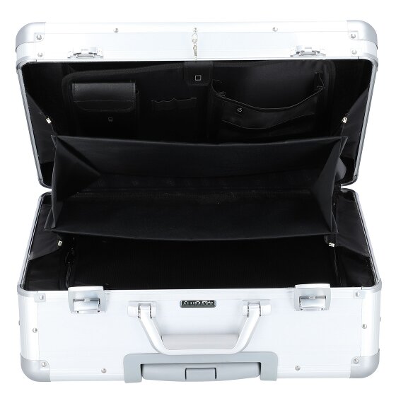 Alumaxx Trolley business a 2 ruote in alluminio con scomparto per laptop da 37 cm