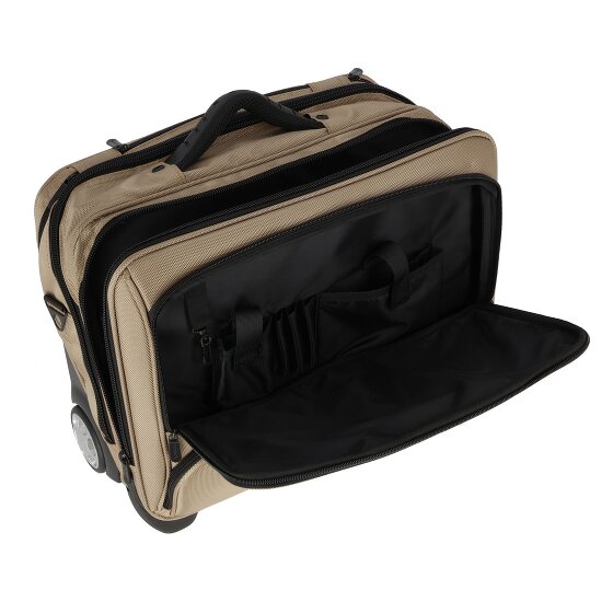 Dermata 2 ruote Carrello business 41 cm Scomparto per laptop