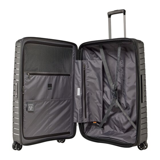 Stratic Novium 4 ruote Carrello L 77 cm con piega di espansione