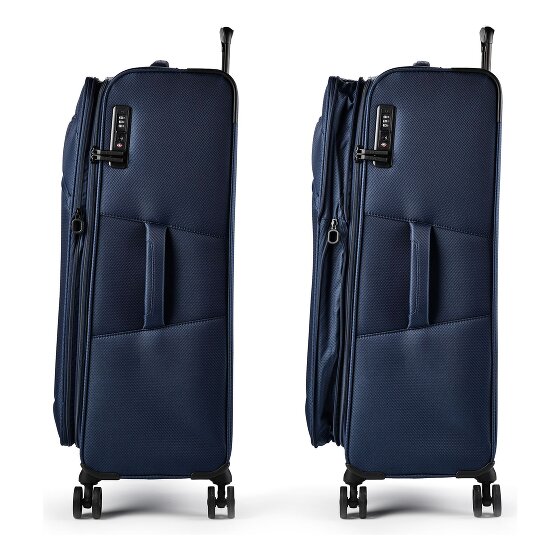 d&n Travel Line 9804 4 ruote Carrello L 78 cm espandibile