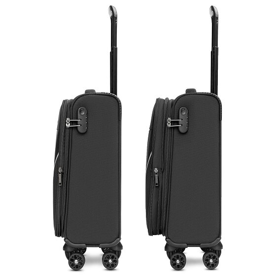 Stratic taska Trolley cabina a 4 ruote S 55 cm con piega a espansione