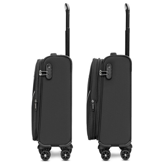 Stratic taska Trolley cabina a 4 ruote S 55 cm con piega a espansione Stratic taska Trolley cabina a 4 ruote S 55 cm con piega a espansione