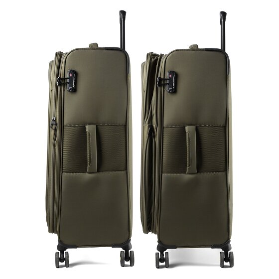 d&n Travel Line 9704 4 ruote Carrello L 78 cm con piega di espansione