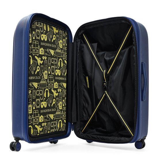 Mandarina Duck Logoduck + 4 ruote Carrello L 75 cm