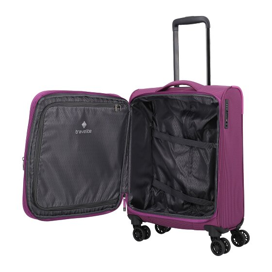 Travelite Corsiica 4 ruote Carrello della cabina S 55 cm con piega di espansione