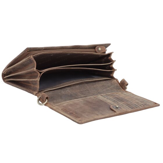 Greenburry Vintage Pochette Protezione RFID Pelle 20 cm