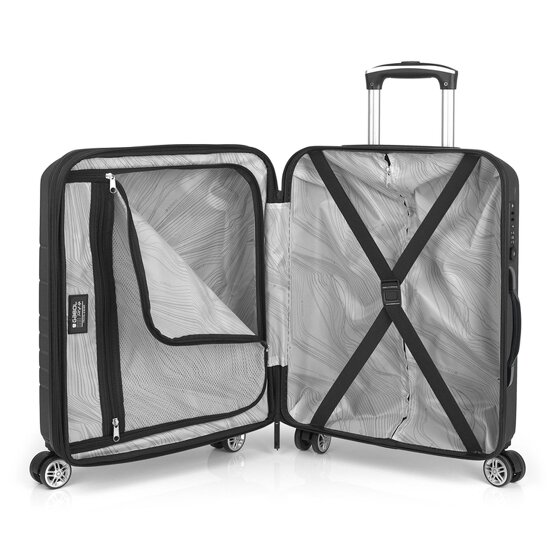 Gabol Escape 4 ruote Carrello della cabina S 54 cm con piega di espansione