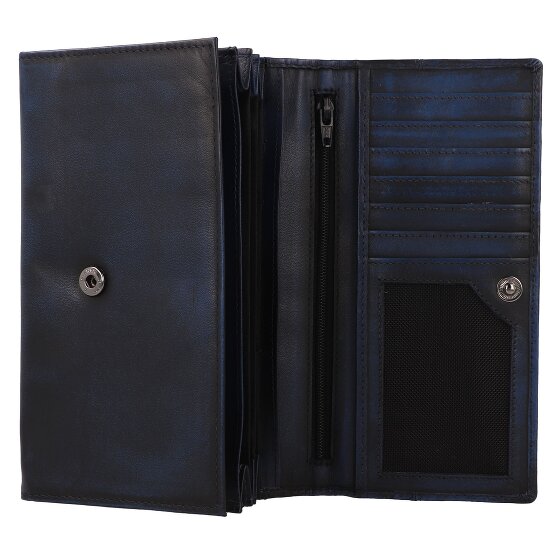 Greenburry Destressed Portafoglio Protezione RFID Pelle 18.5 cm