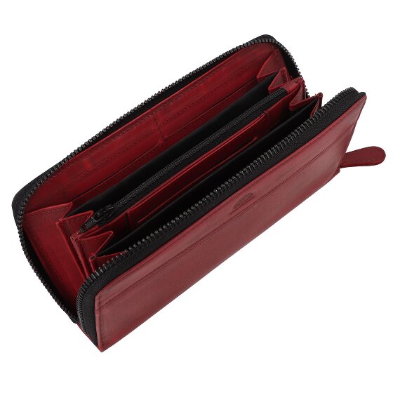 Greenburry Destressed Portafoglio Protezione RFID Pelle 19 cm