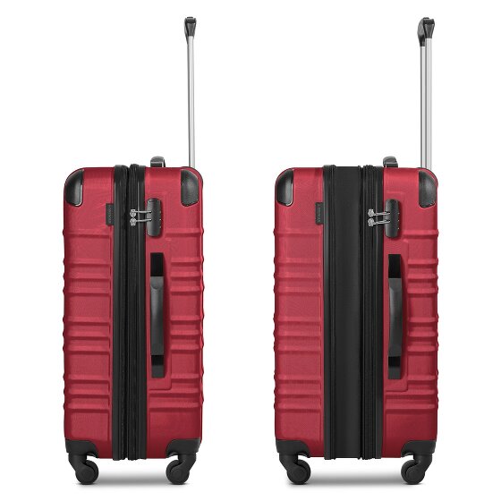 Wenger Amplar Evo 4 ruote Set di valigie 3 pezzi con piega di espansione