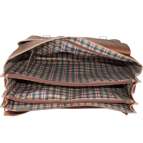 aunts & uncles Hunter Big Finn cartella in pelle 40 cm scomparto per laptop