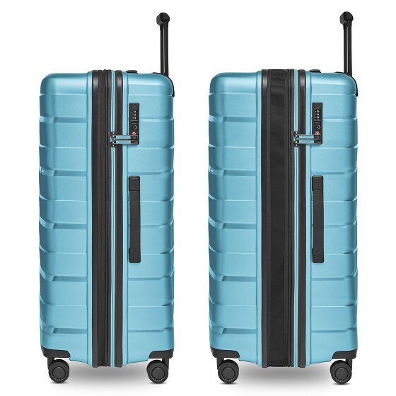 Bergpfeil Trolley da viaggio a 4 ruote L 75 cm con piega ad espansione