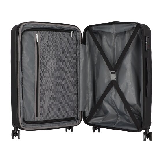 American Tourister Summer Square 4 ruote Carrello 67 cm con piega di espansione