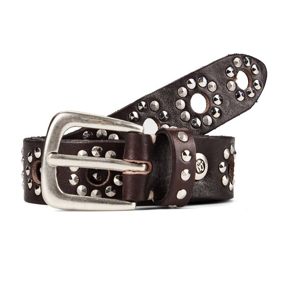 b.belt Cintura con borchie Vera Pelle