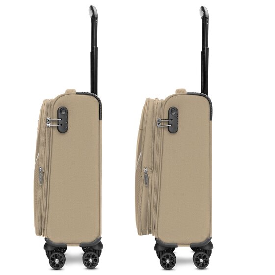 Stratic taska Trolley cabina a 4 ruote S 55 cm con piega a espansione