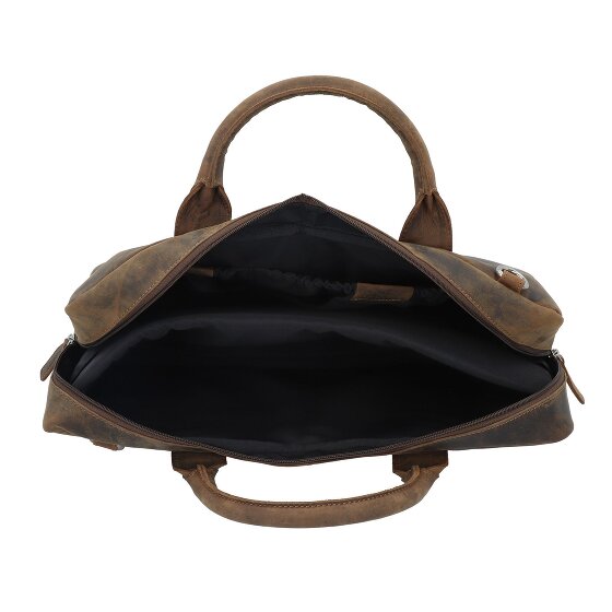 Plevier Retro Adler Valigetta Pelle 42 cm Scomparto per laptop